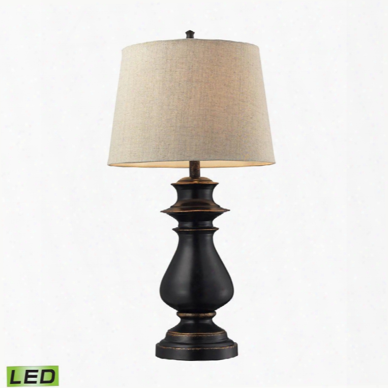 D2244-led Northdell Metal Led Table Lamp In Dark