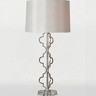 Lpt526 Dynasty Table Lamp In Silver