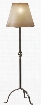 901-673 Basketweave Iron Floor Lamp (amber glow