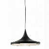 B6002 Berkley Black Single Light Pendant