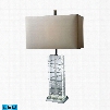 D1813-LED Avalon LED Table Lamp In Clear Crystal And