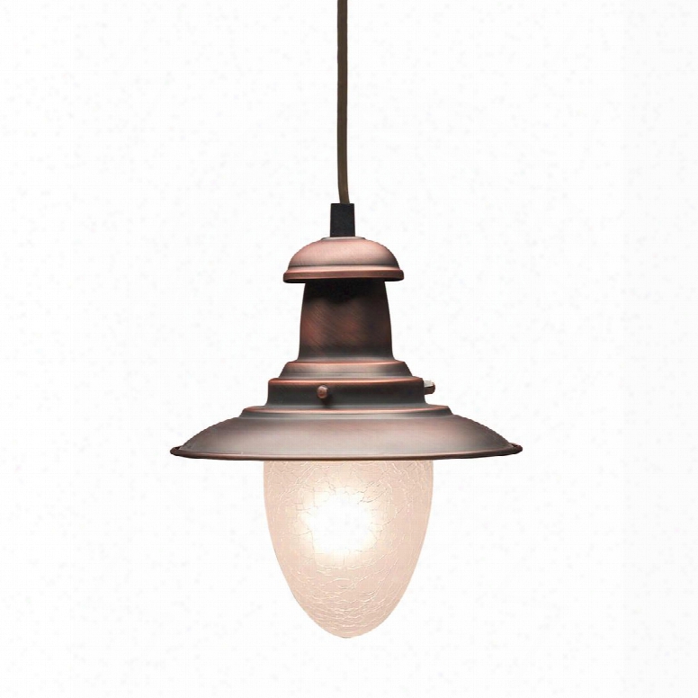 010-ac Railroad 1-light Pendant In Antique