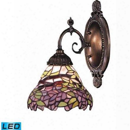 071-tb-28-led Mix-n-match 1-light Sconce In Tiffany Bronze -