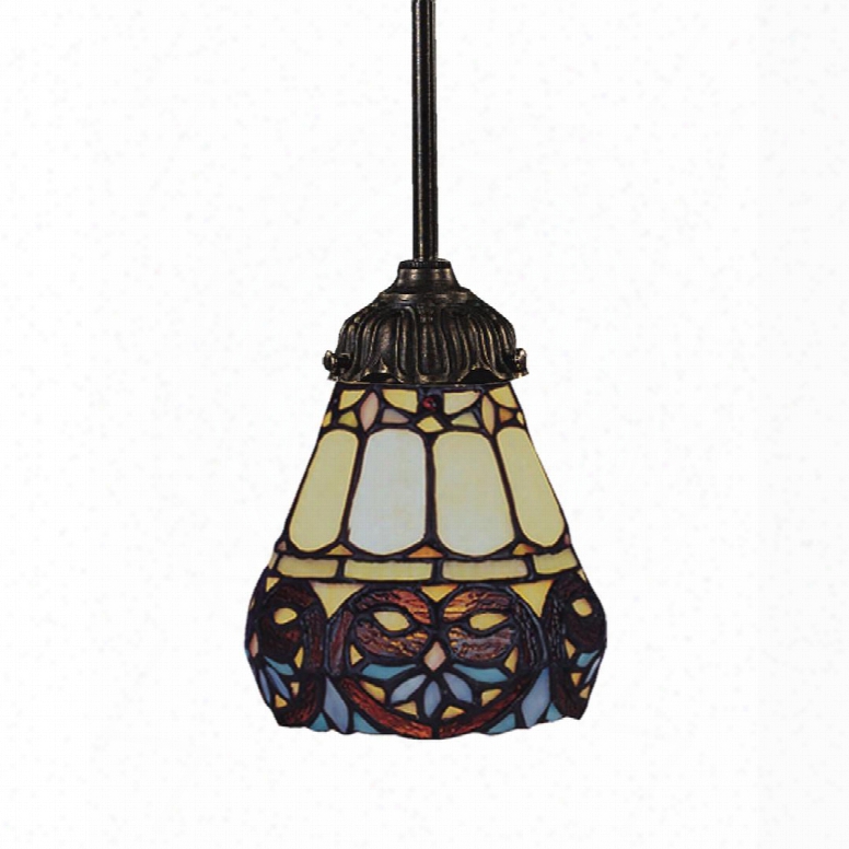 078-tb-28-led Mix-n-match 1-light Pendant In Tiffany Bronze -