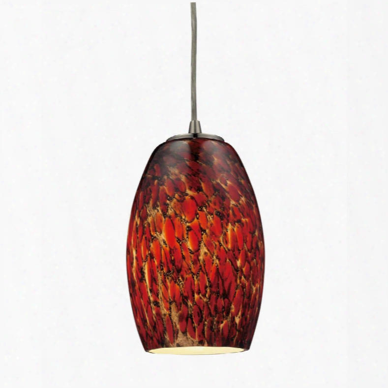 10220/1emb Maui 1 Light Pendant In Satin