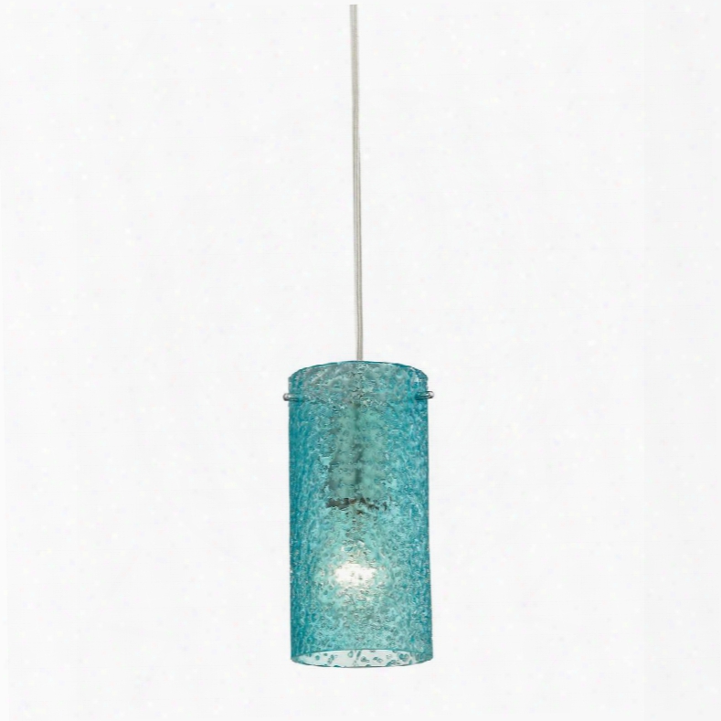 10242/1aq Ice Fragments 1 Light Pendant In Satin