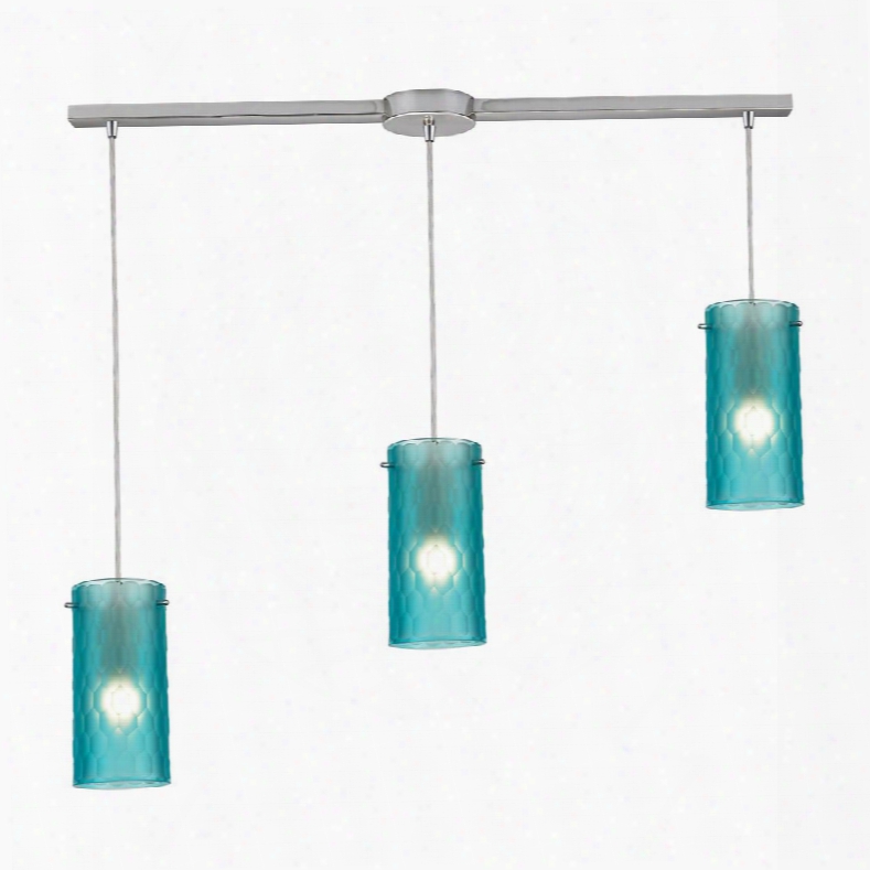 10243/3l-fa Synthesis 3 Light Pendant In Satin