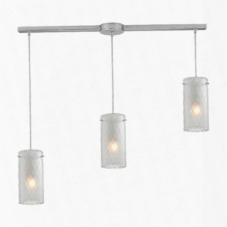 10243/3l-fc Synthesis 3 Light Pendant In Satin