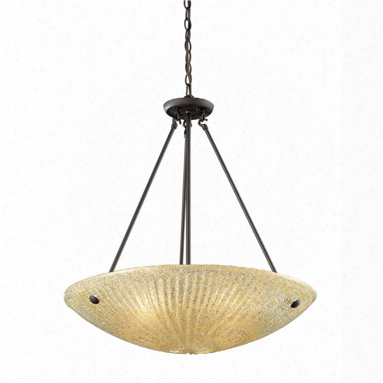 10282/4 4- Light Pendant In Aged