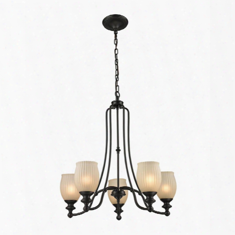 11656/5 Park Ridge 5 Light Chandelier In Oil Rubbed