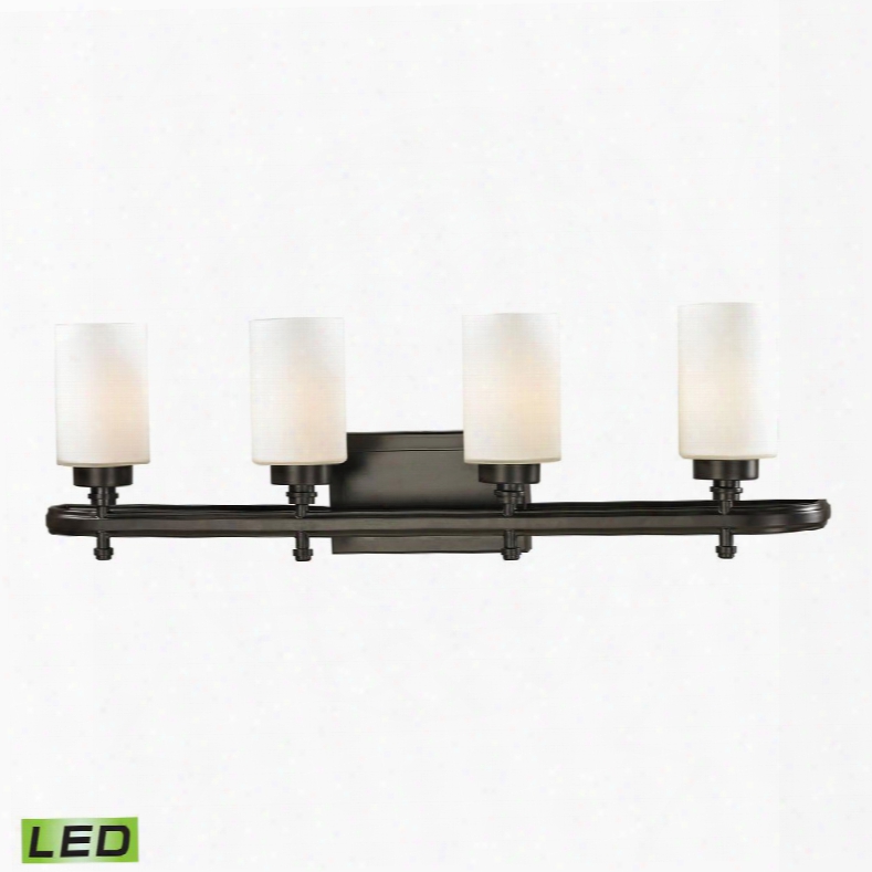 11673/4-led Dawson Collection 4 Light Bath In Oil Rubbed Bronze -