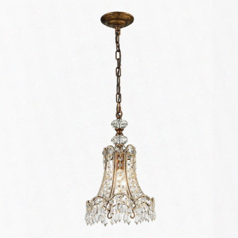 11706/1 Sasha Collection 1 Light Pendant In Spanish