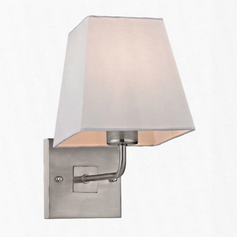 17152/1 Beverly Collection 1 Light Sconce In Brushed