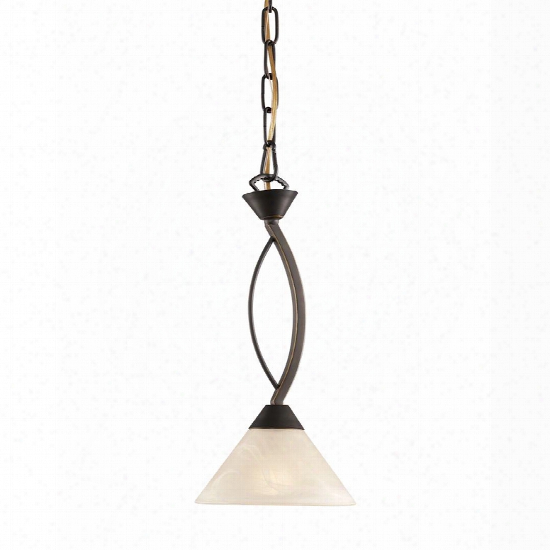 17644/1 1 Light Pendant In Oil Rubbed