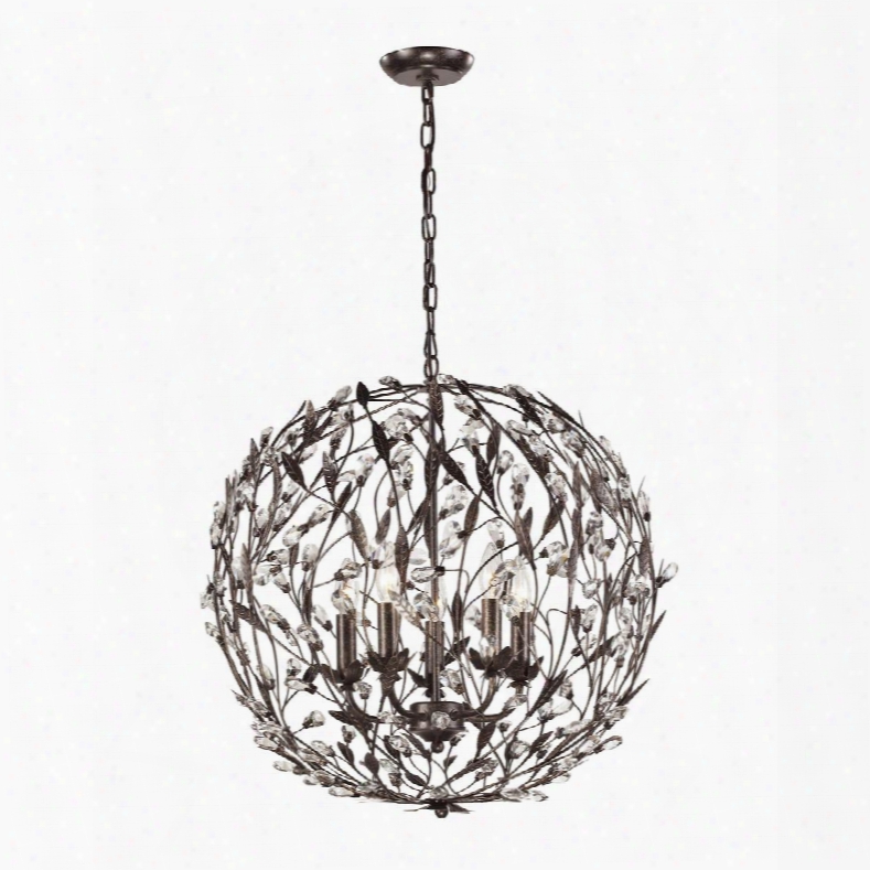 18135/5 Circeo Collection 5 Light Pendant In Deep