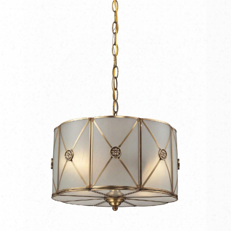 22003/2 Preston 2 Light Pendant In Brushhed