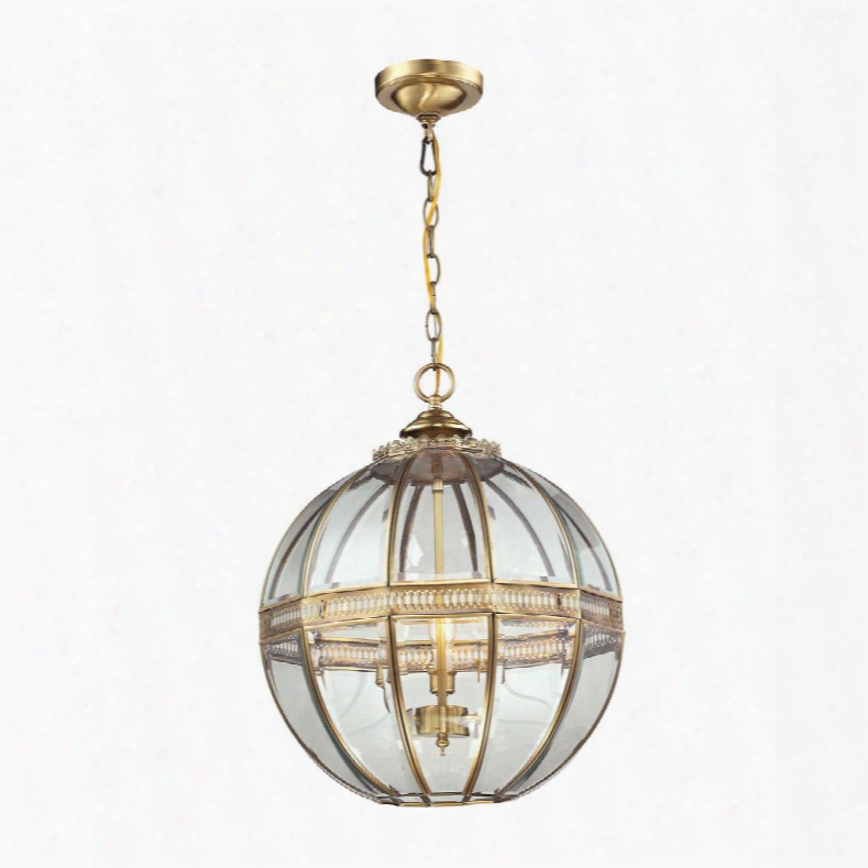 22021/3 Randolph 3 Light Pendant In Brushed