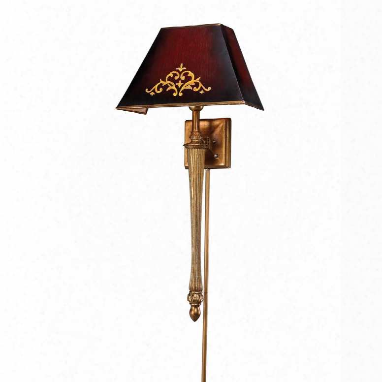 26004/1 1- Light Wall Sconce In Gold