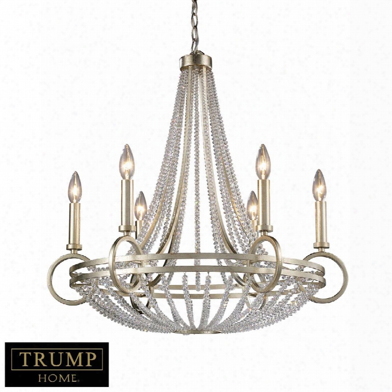 31014/6 New York 6-light Chandelier In Renaissance