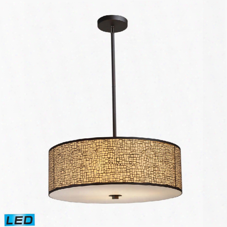 31047/5-led Medina 5-light Pendant In Aged Bronze -