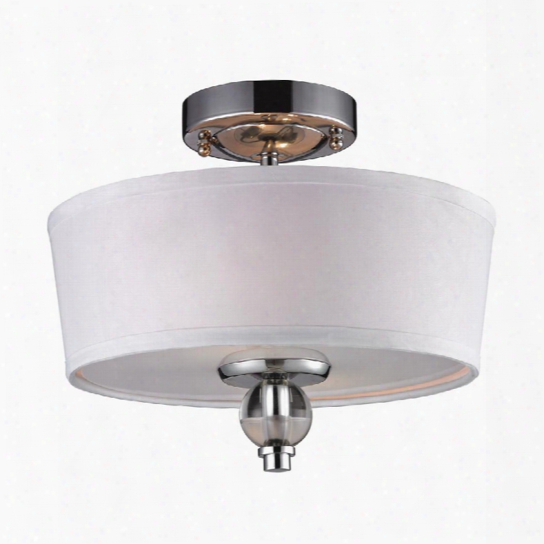 31284/2 2- Light Semi-flush In Polished