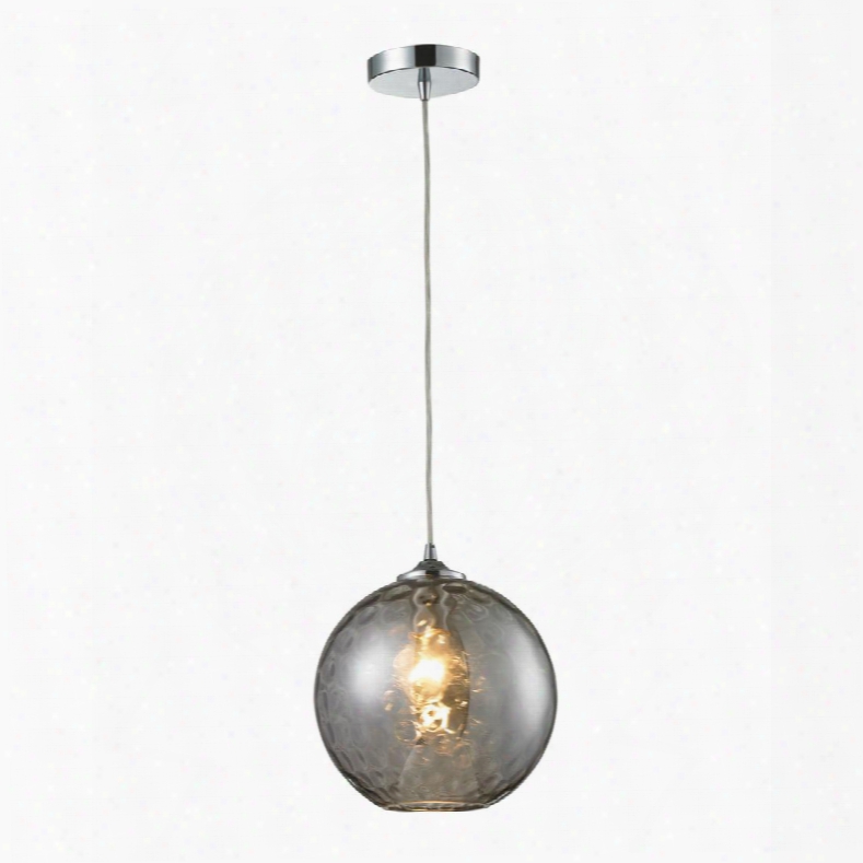 31380/1smk Watersphere 1 Light Pendant In Polished