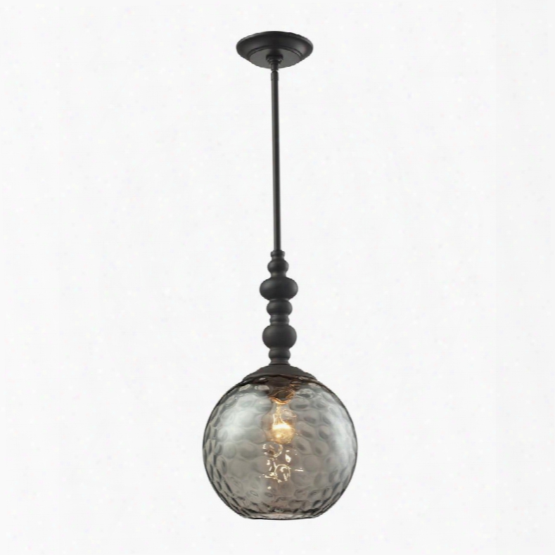 31381/1ob Watersphere 1 Light Pendant In Oil Rubbed