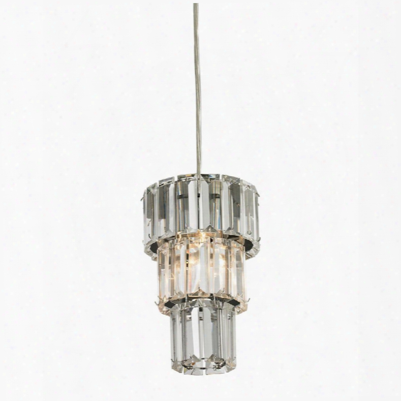 31489/1 Cynthia Collection 1 Light Mini Pendant In Polished