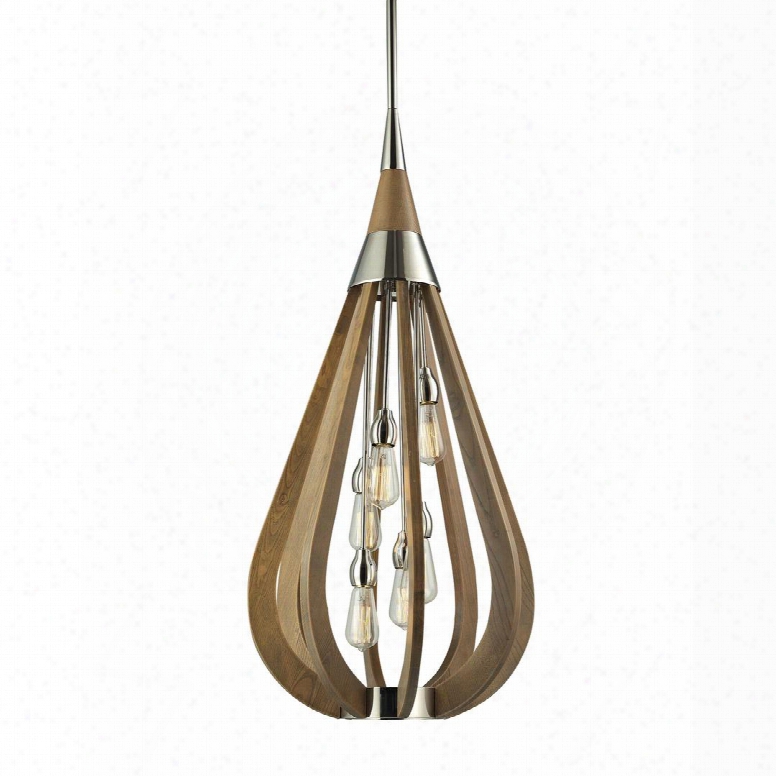 31556/6 Janette 6 Light Pendant In Polished