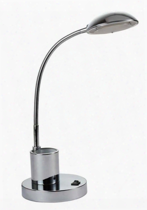 40071 Kyra Desk Lamp Chrome & Led