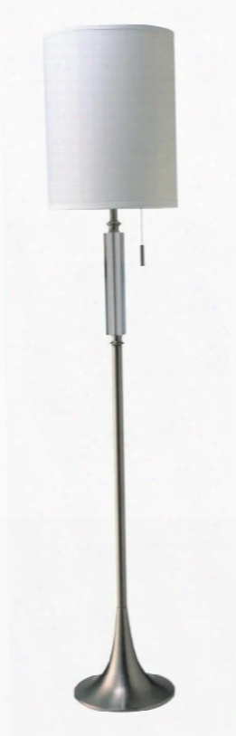 40074 Cody Floor Lamp Brushed Steel &