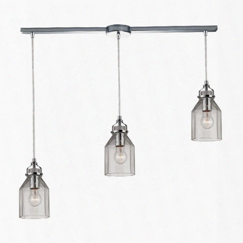 46019/3l Danica Collection 3 Light Chandelier In Polished