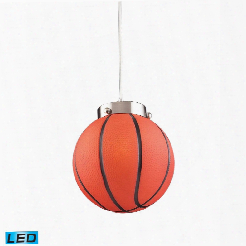 5137/1-led 1 Light Basketball Pendant -