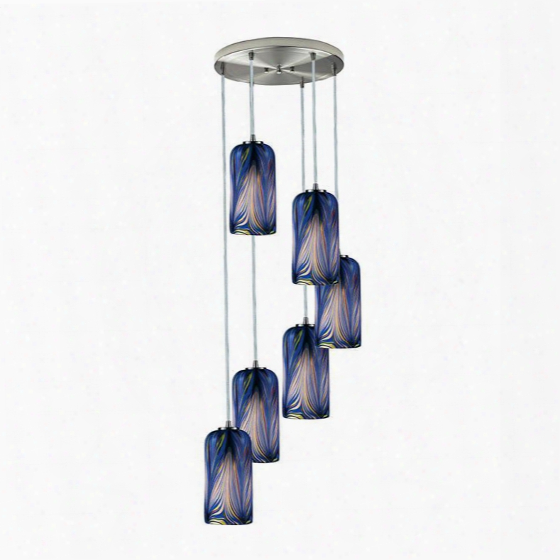 544-6r-mo Light Pendant In Satin