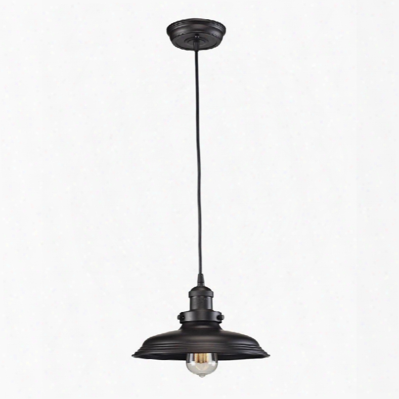 55041/1 Newberry Collection 1 Light Mini Pendant In Oil Rubbed