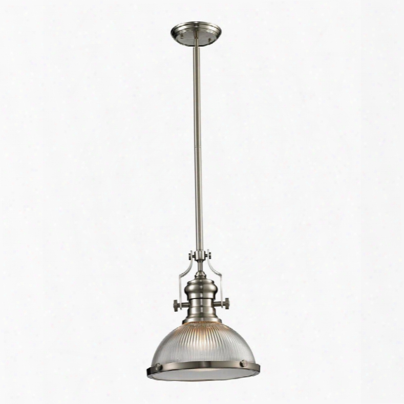 66523-1 Chadwick Collection 1 Light Pendant In Satin