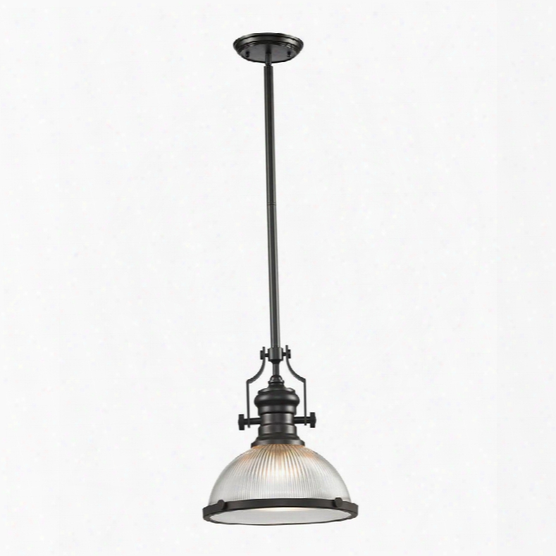 66533-1 Chadwick Collection 1 Light Pendant In Oil Rubbed