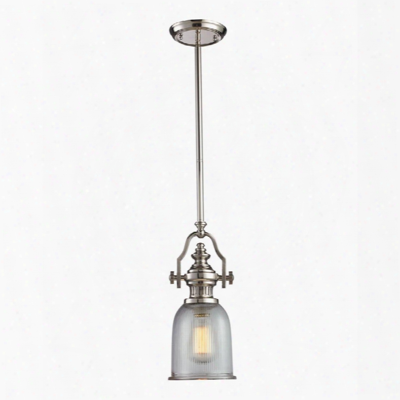 66781-1 Chadwick 1 Light Pendant In Polished