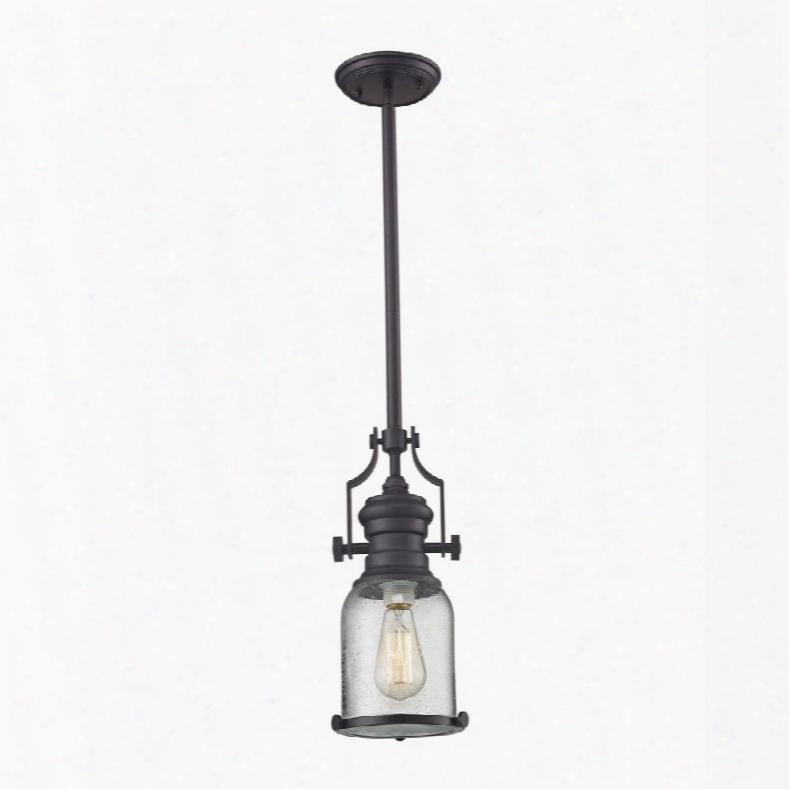 67722-1 Chadwick 1 Light Pendant In Oil Rubbed