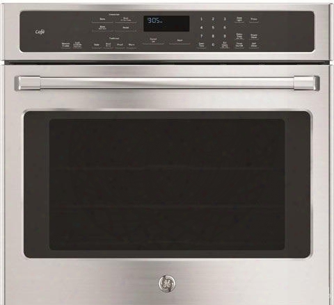 Ct9050shss 30" Single Electriv Wall Oven With 10-pass Bake Element Self-clean Heavy Duty Roller Rack And Brillion Enabled In Stainless