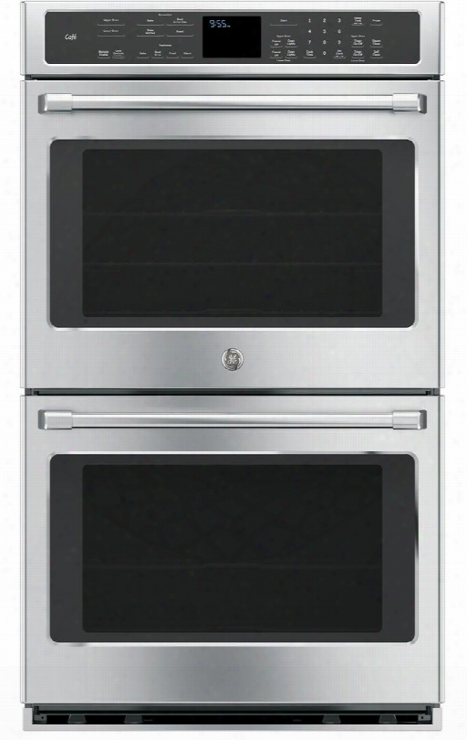 Ct9550shss 30" Double Wall Oven With 5.0 Cu. Ft. Oven Capacity Self-cleaning Steam Technology And Interior Halogen Lighting: Stainless