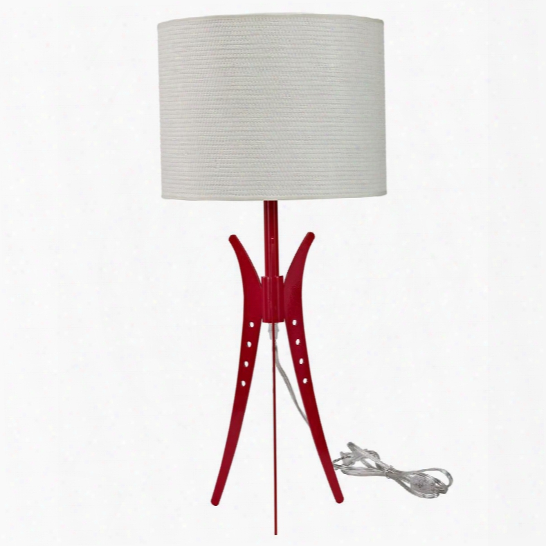 Eei-313-whi Flair Table Lamp In White