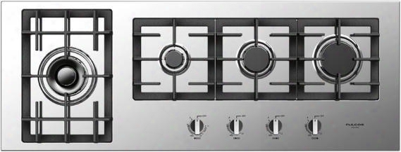 F4gk42s1 44" 400 Series Gas Cooktop With 4 Sealed Burners 46000 Total Bbtu Lightning-like Flame Ignition Flame Re-ignition Heavy Duty Cast Iron Grates And Flame