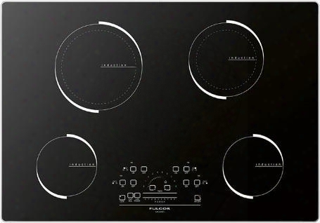 F6it30s1 30" 600 Series Induction Cooktop With 4 Elements Slide Touch Control Led Display Aluminum Frame And Smooth Glass Construction In