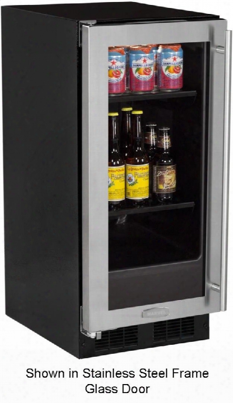 Ml15bcf2lp Overlay Frame 15" Beverage Center With 2 Cantilevered Shelves Dynamic Cooling Technology Dual-level White Led Lighting Intuit Ibtegrated Controls