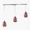 31668/3L Vines 3 Light Pendant in Satin