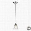 46010/1-LA Darien 1 Light Pendant in Polished Chrome with Adapter