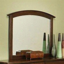 280701 Firefly Dark Beveled Mirror Made Of Solid Cherry