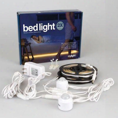 5707 823555995 Mylight.me Bedlight Ambient Led Light Kit Two Motion Activated Sensors And Two 5ft Led