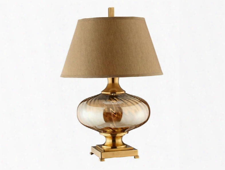 90002 Sophie Glass Table Lamp In Gold